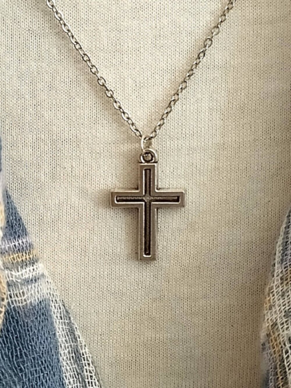The Greatest Love - Minimalist Cross Necklace